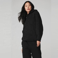 Ensemble de survêtements personnalisés OEVE de haute qualité avec poches, sweat à capuche ample à manches longues et pantalon de jogging
