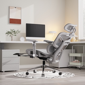 Silla <span class=keywords><strong>de</strong></span> <span class=keywords><strong>Oficina</strong></span> Ergonómica, Económica, con Respaldo Alto, Giratoria, <span class=keywords><strong>de</strong></span> Malla, <span class=keywords><strong>para</strong></span> Computadora, Hogar y <span class=keywords><strong>Oficina</strong></span>, con <span class=keywords><strong>Ruedas</strong></span> y Soporte Lumbar - Product Image 5