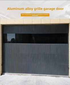 <span class=keywords><strong>Porte</strong></span> <span class=keywords><strong>de</strong></span> <span class=keywords><strong>garage</strong></span> <span class=keywords><strong>sectionnelle</strong></span> moderne en aluminium sur mesure, isolation thermique, commande électrique automatique à distance, antivol, silencieuse pour villa - Product Image 6