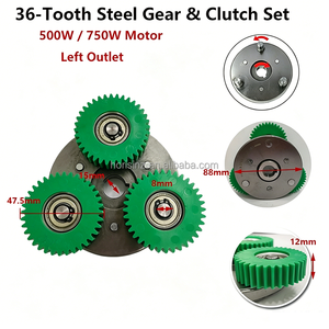 Engrenage arrière à 36 dents pour trottinette pliable, VTT électrique et moto électrique, Pièces de rechange complètes exclusives transfrontalières - Product Image 4