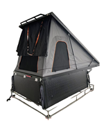 Tienda de campaña con dosel para camioneta plegable y ligera con existencias de sistema de liberación rápida disponibles para F150 5.5ft y Tacoma 5ft y Tacoma 6ft