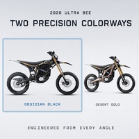 Motocyclettes électriques tout-terrain Surron Ultra Bee 2026 haute puissance 74V 60Ah 24500W