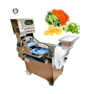 Automatische hoch effiziente Kartoffel-Gemüses chneide maschine Chili-Rings chneide maschine Blattstiel-Salat-Gemüses chneide maschine