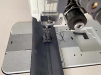 Tentes à voile bâche bâche 2 Double Aiguille Sac à main en cuir robuste Pied de marche Machines à coudre industrielles RN-650D
