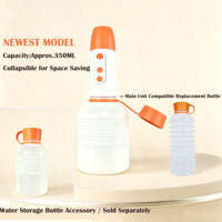 Bidet électrique portable rechargeable, pulvérisateur d'eau Shattaf musulman, mini pulvérisateur de toilette manuel moderne en plastique pour voyage