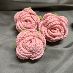 Fleurs tricotées personnalisées créatives, motifs de Noël, décorations artisanales au crochet pour la maison - Product Image 2