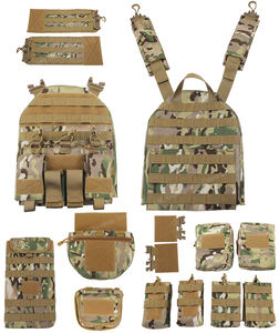 Chenhao Camouflage Molle Chaleco Tactico Plaat Drager Tactisch Vest Met Kruisbescherming - Product Image 3