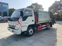 Camion poubelle à compression 4*2, véhicule de transport de déchets