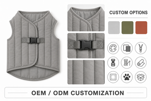 Manteau en polaire pour chien, couleur unie, veste d'hiver, manteaux et vestes pour chiens, vêtements de loisirs confortables, taille XS à XXL - Product Image 2