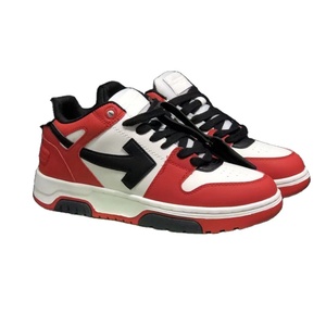 Chaussures de sport rembourrées pour femmes, modèle 2026, co-marquées, avec motif flèche blanche, style couple, décontractées, pour le streetwear, avec sangle en cuir, pour hommes et femmes - Product Image 3