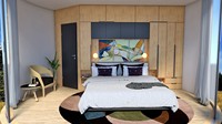Maisons Modulaires, Maison Capsule Ronde, Casa Prefabricada, Maison en Verre Portable pour Vacances, Pods de Glamping, Maison à Une Chambre