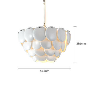 Nordico LED <span class=keywords><strong>lampadari</strong></span> in ceramica di lusso bianco decorazione per la casa pendente illuminazione soggiorno sala <span class=keywords><strong>da</strong></span> pranzo Art <span class=keywords><strong>sospensione</strong></span> Lustre - Product Image 6