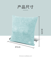 Nouveau type de coussin de massage corporel personnalisé rechargeable pour le cou, le dos, les épaules, la taille et les fesses avec fonction pétrissante