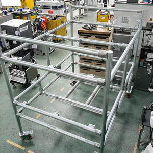 Chống tĩnh hậu cần lưu trữ Ống giá bảo vệ chống ăn mòn hội thảo Kệ hệ thống với nạc ống PE kệ và nạc Ống - Product Image 2