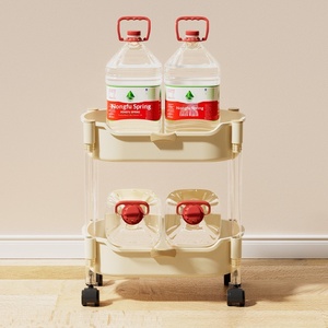 Carrito <span class=keywords><strong>de</strong></span> Almacenamiento Móvil <span class=keywords><strong>de</strong></span> Dos Niveles, <span class=keywords><strong>Pequeño</strong></span>, <span class=keywords><strong>de</strong></span> Plástico, para <span class=keywords><strong>Cocina</strong></span>, Marca Cedar Space - Product Image 3