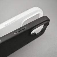 Étui souple blanc mat de 1,5 mm, étui de téléphone portable personnalisé de luxe, étui personnalisé vierge, signalisation personnalisée en TPU pour iPhone 17 16 15 14 13 12 11 Pro Max