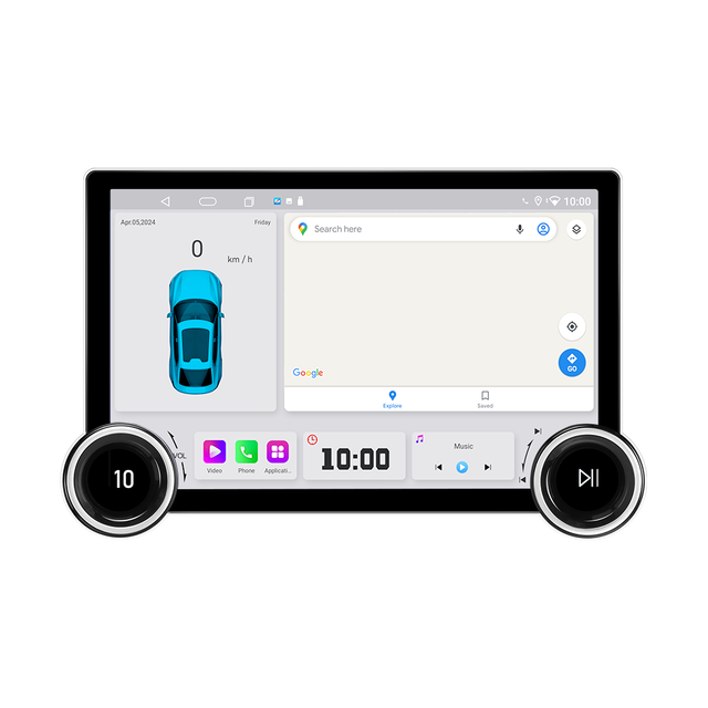 REAKO 10.1/11.5/13.1 Inch Car Radio Android 13 Touch Screen Car Dvd Player Carplay DSP Multimedia Diamond 2k Android Car Stereo