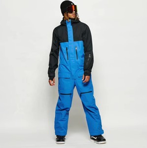 Traje de esquí de una pieza a prueba de viento impermeable del servicio del OEM para esquiar y hacer snowboard - Product Image 2