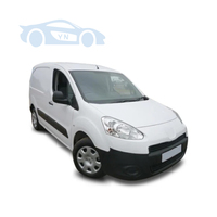 7401PV Cache-pare-chocs avant en plastique apprêté pour Citroën Peugeot Partner Van 2012-2015