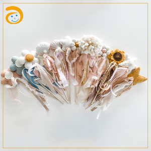 Nouveauté, baguette magique en forme de fleur mignonne, baguette magique pour enfants, cadeau d'anniversaire pour fille, fête, Halloween, accessoires de cosplay de princesse - Product Image 6
