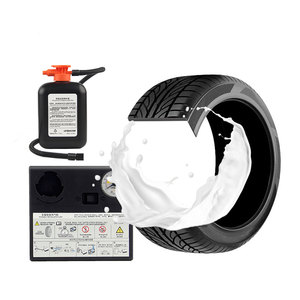 Pompe de gonflage de véhicule Kit d'outils de réparation de pneus <span class=keywords><strong>compresseur</strong></span> d'air électrique 12v avec jauge de gonflage de pneus numérique scellant de pneus - Product Image 1