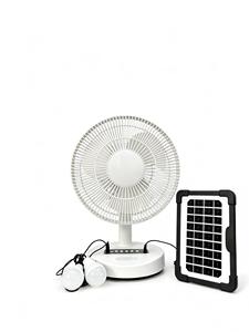 Ventilateur solaire sur pied de classe A, nouvelle arrivée, en stock limité, avec boîte colorée, pour extérieur et table. - Product Image 1