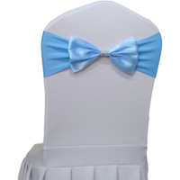 En gros, Nœud de chaise élastique rouge durable avec boucle pour mariage et fête