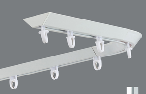 <span class=keywords><strong>Rail</strong></span> de <span class=keywords><strong>rideau</strong></span> en V <span class=keywords><strong>sans</strong></span> perçage, <span class=keywords><strong>rail</strong></span> de <span class=keywords><strong>rideau</strong></span> silencieux en alliage d'aluminium ultra-fin avec ruban adhésif - Product Image 3