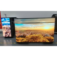Écran LED incurvé Nereus P1.86 pour comptoir d'accueil, mur vidéo LED portable pour salon professionnel, table de DJ 3D, prix d'usine
