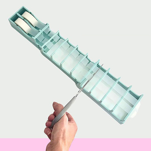 Distributeur de ruban adhésif à rouleaux multiples Organisateur réglable à fentes multiples en plastique pour l'emballage OEM Vente en gros directe d'usine - Product Image 5
