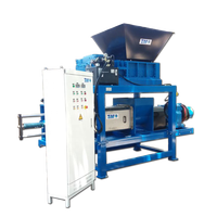Nieuwe zware oliepalm lege vruchtbundel shredder & ontwaterings schroefpersmachine met motor en lager