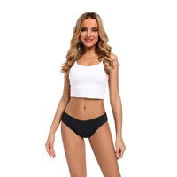 Vente en gros 4 couches Culotte menstruelle 4xl Culotte menstruelle en nylon Culotte en bambou personnalisée étanche Sous-vêtements menstruels lavables