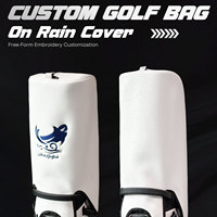 Sacs de golf ASL GOLF OEM en cuir PU et polyester, imperméables, avec logo personnalisé