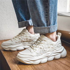 Chaussures de sport Dragon Chinois 2024 Édition Limitée, en maille respirante gaufrée 3D, décontractées pour hommes, toutes saisons, bout rond, à lacets - Product Image 2