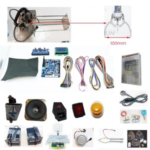 Kit DIY de mini machine à griffes avec <span class=keywords><strong>portique</strong></span> de 25,7 cm <span class=keywords><strong>pour</strong></span> jeu de grue d'arcade, carte de jeu PCB, accepteur de pièces, boutons et faisceau de câblage - Product Image 5