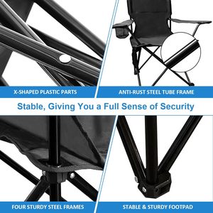 Outdoor Furniture Portable Folding Backpack Beach <b>Camping</b> Picnic Chair Oxford Armchair - Product Image 2