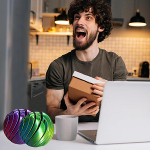 <b>Slime</b> Ball Fidget Toy 3D Printed Stress Relief Deformation Ball For Kids Ages 8 13 Unisex Plastic Material - Product Image 2
