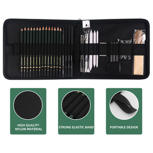 Set di Matite da Disegno Xin Bowen 35 Pezzi, Strumenti per Schizzi <span class=keywords><strong>a</strong></span> <span class=keywords><strong>Mano</strong></span>, Kit Portatile per Pittura e Arte per Studenti d'Arte - Product Image 2