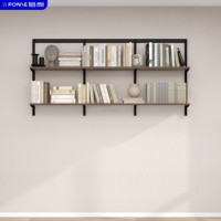 Étagère murale minimaliste portable Ponie Log Color 1,8 m pour bureau à domicile, livraison rapide