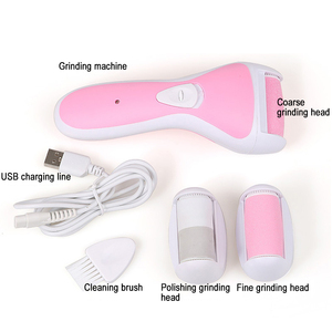 Showell Ponceuse électrique rechargeable USB pour éliminer les callosités, exfoliant pour les pieds en ABS rose/violet, broyeur de pieds ODM/OEM - Product Image 2