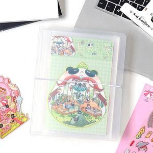 Large Capacity Single Sheet Double Compartment Aquascape Sticker Storage Booklet Small Card Storage Promotional Business Gift - Product Image 3