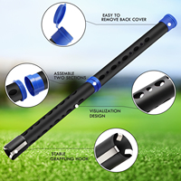 Tube collecteur de balles de Golf Durable de vente chaude tenir 20 balles en alliage d'aluminium détachable balle de Golf Retriever