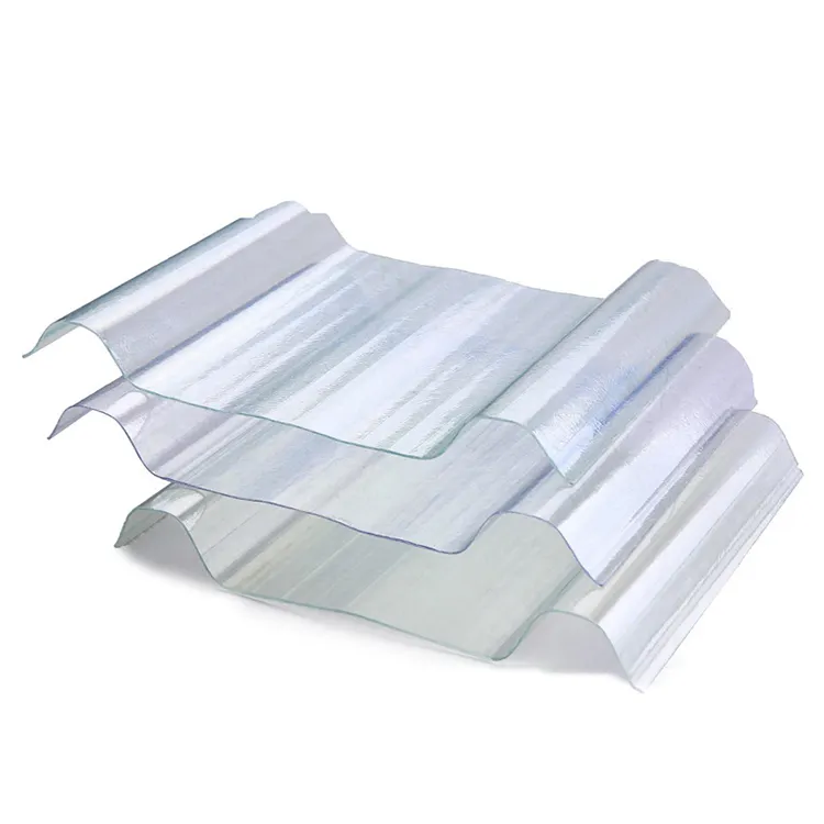 Feuille de verre en plastique transparent pour couverture de balcon