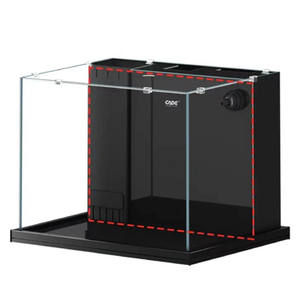 CADE โต๊ะ<span class=keywords><strong>กระ</strong></span>จกแบบประหยัดพลังงาน ทนทาน แยกส่วนเปียกและแห้ง ใช้ได้กับน้ำทะเลและน้ำ<span class=keywords><strong>จืด</strong></span> สำหรับจัดสวนน้ำขนาดเล็ก แบบไร้ขอบ ทำความสะอาดตัวเองได้ - Product Image 2