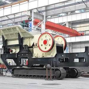 Hoàn Chỉnh Thiết Lập Bê Tông Mỏ Đá Đá Nghiền Máy Giá Bê Tông <span class=keywords><strong>Basalt</strong></span> Theo dõi Máy Nghiền Hàm Với Rung Màn Hình - Product Image 5