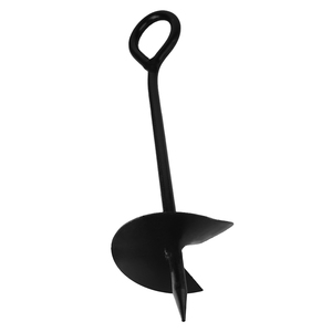 Ancre de tarière au sol Ancres de terre hélicoïdales Pole Post Drilling Ground Earth Screw Anchor Spikes For Greenhouse Plantation - Product Image 3