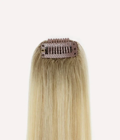 LLBeauty 10" Extension de cheveux naturels à clipser instantanée, frange rideau, pour femmes, sans trace, patch de couverture capillaire, fournisseur de premier plan
