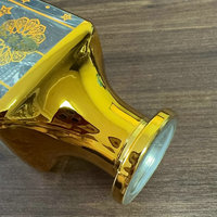 Décanteur de parfum Bouteilles de parfum arabes en verre 150ml Bouteille de parfum Golden Attar