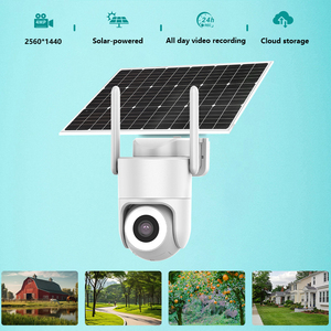 4MP HD năng lượng mặt trời an ninh Hệ thống <span class=keywords><strong>camera</strong></span> không dây ngoài trời phát hiện chuyển động báo động 4 gam năng lượng mặt trời cctv <span class=keywords><strong>camera</strong></span> - Product Image 3