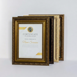 Composite <b>Frame</b> Certificate Display <b>Frame</b> 8x10 Inch Wall <b>Mounted</b> Or Tabletop Gold Finish Elegant Home Decor - Product Image 1